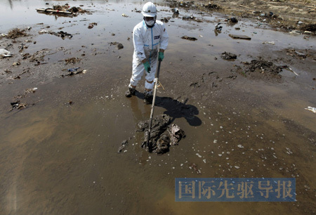 　　福岛核电站的污水对于日本海洋的污染已成事实。路透社