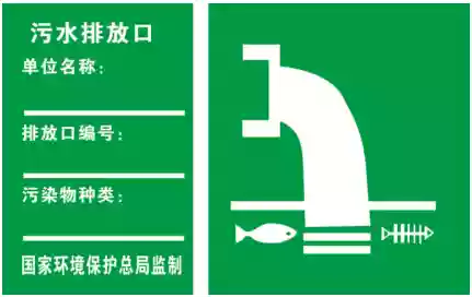 禁止排放污水的标志_污水排放标志牌_禁止核污水排放标志