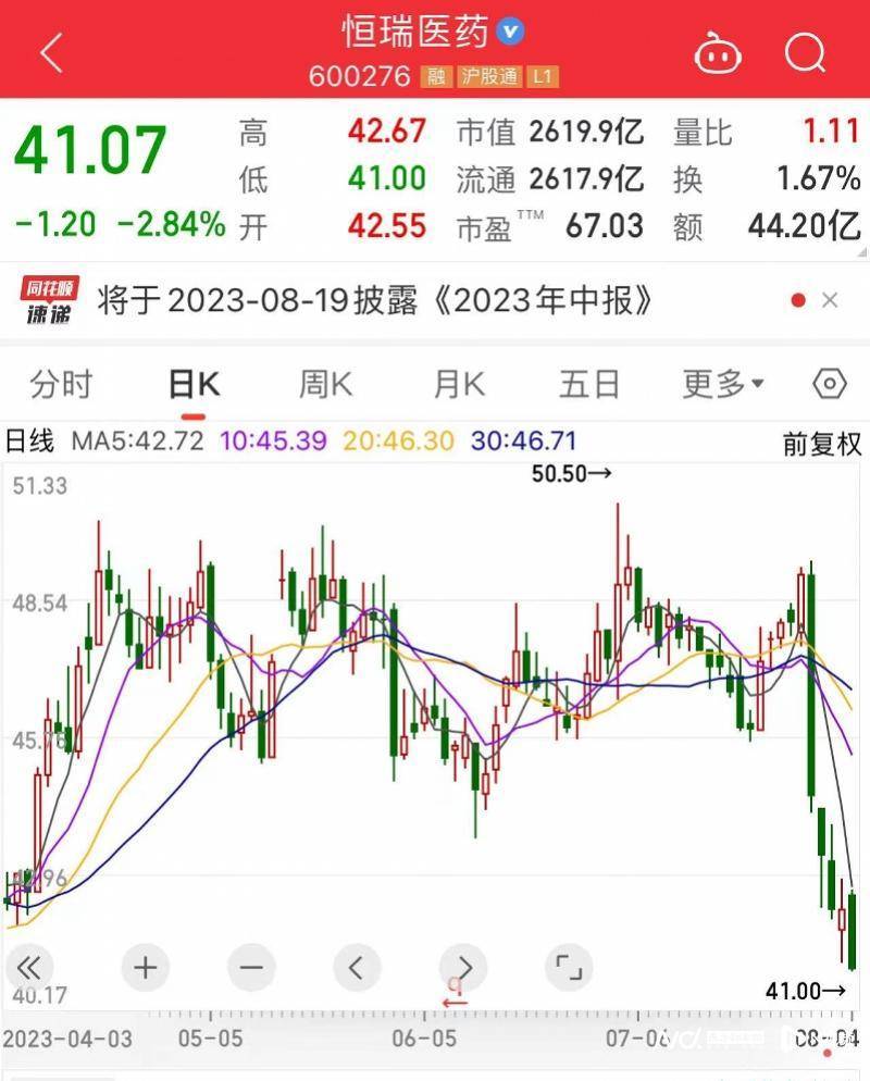 恒瑞医药最新分析_恒瑞医药发布公告_恒瑞医药公司最新动态