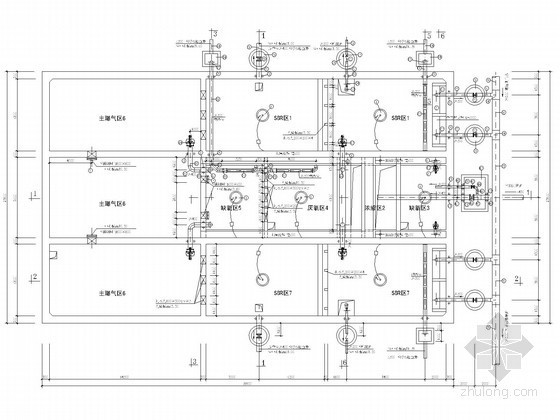 [浙江]6000吨污水处理厂及配套管网工程全套图纸（含电气 土建结构）