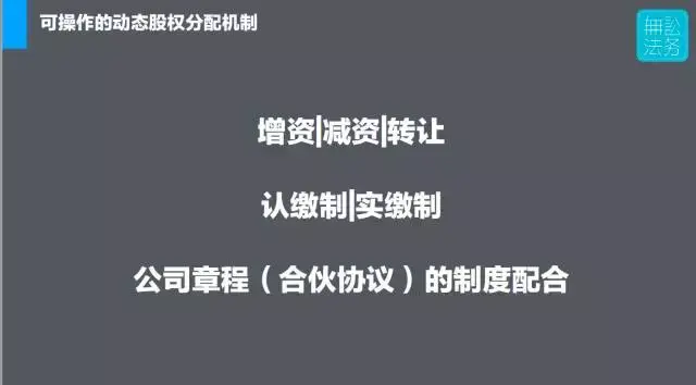 动态股权创业公司是做什么的_什么是创业公司动态股权_动态股权创业公司是什么