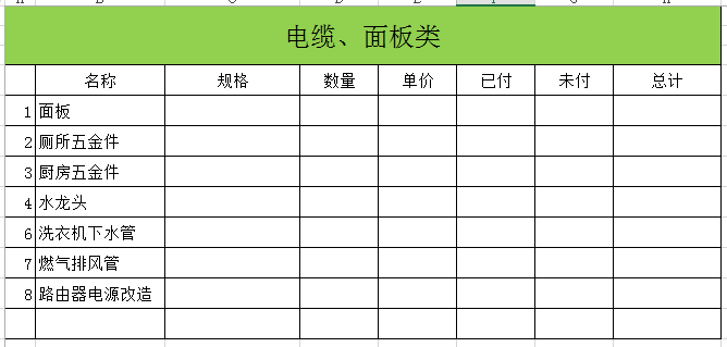 预算装修动态表做公司可以吗_装修预算报表怎么做_装修公司动态预算表怎么做