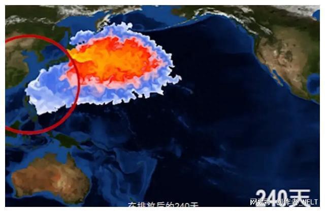 日本核废水排污_日本排放核污水入大海_高空俯视日本核污水排放